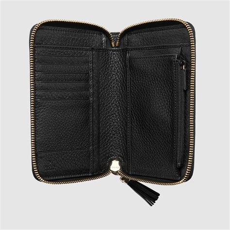 gucci soho leather travel wallet|gucci accessory collection wallet.